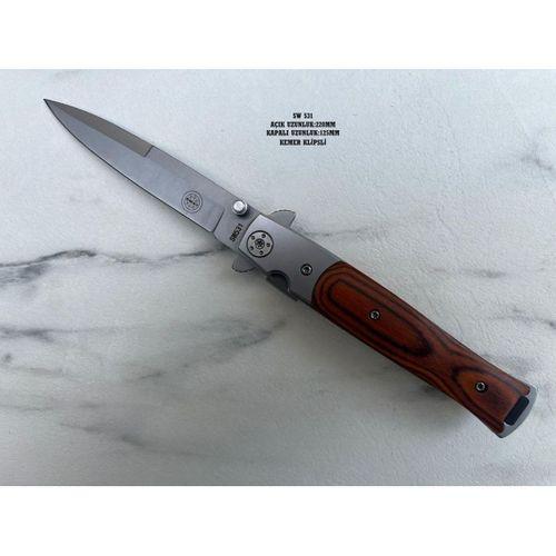 SW-531 Çakı Gri Ahşap saplı