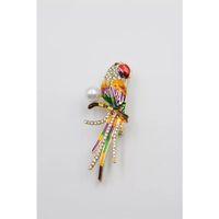 Papağan Broş - ÇOK RENKLİ