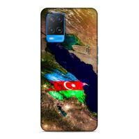 Oppo A54 4G Uyumlu Kılıf Azarbaijan (1) Kılıfı Azerbaycan Harita
