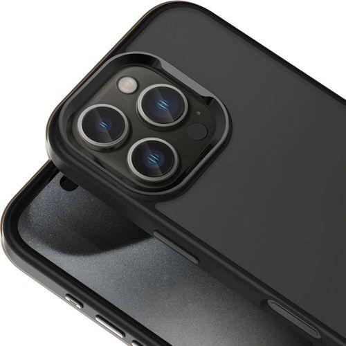 Apple iPhone 16 Pro Kılıf M-safe Şarj Özellikli Parlak Kamera Çerçeveli Zore Kost Kapak