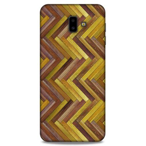 Lopard Samsung Galaxy J6 Plus Uyumlu Kılıf Wood'X (31) TPU Kılıf Baskılı