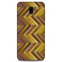 Lopard Samsung Galaxy J6 Plus Uyumlu Kılıf Wood'X (31) TPU Kılıf Baskılı