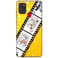 Sokak Modası 84 Samsung Galaxy A21s Kılıf Desenli Silikon