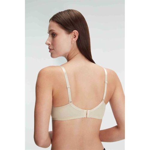 Kadın Balenli Desteksiz Dolgusuz Askıları Çıkabilen Günlük Klasik T-shirt Sütyeni