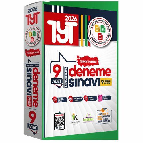 2026 YKS TYT-AYT Türkiye Geneli Kurumsal 18li (9+9) Paket Deneme Sınavı Dijital Cevaplı