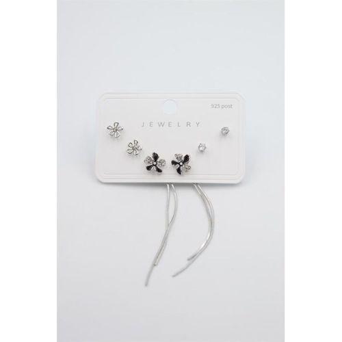 Çoklu Set Küpe - Gümüş