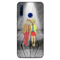 Huawei Y6P Kılıf FunnyMaX (35) Fit Design Kılıf Gri