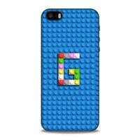 Lopard Apple iPhone SE Uyumlu Kılıf BloX (17) Tasarım Kılıf G Harfi