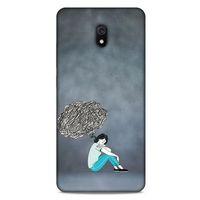 Xiaomi Redmi 8A Kılıf Depresyon (5) Koruma Kabı Fuşya