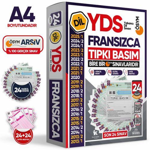 2026 YDS Fransızca ÖSYM Tıpkı Basım Çıkmış Soru Deneme Paketi 24lü Fasikül SETİ