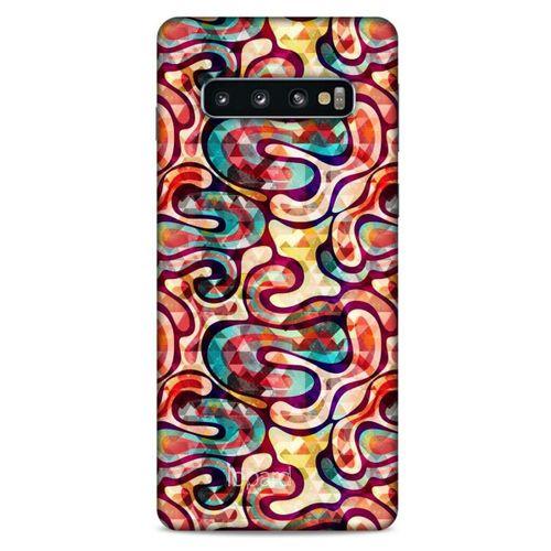 Samsung Galaxy S10 Kılıf Pastel Renkler (34) Slim Armor Kılıf Karışık Renkli