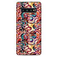 Samsung Galaxy S10 Kılıf Pastel Renkler (34) Slim Armor Kılıf Karışık Renkli