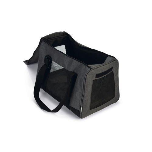 Beeztees Köpek veya Kedi Taşıma Çantası, 5Kg'ye kadar, Antrasit, 40x20x29cm