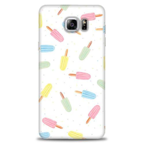 Samsung Galaxy Note 5 Kılıf HD Baskılı Kılıf - Renkli Dondurmalar + Tam Ekran Koruyucu