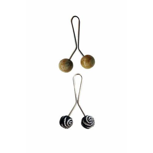 2 Adet Tesettür Eşarp ve Şal Klipsi Set 11