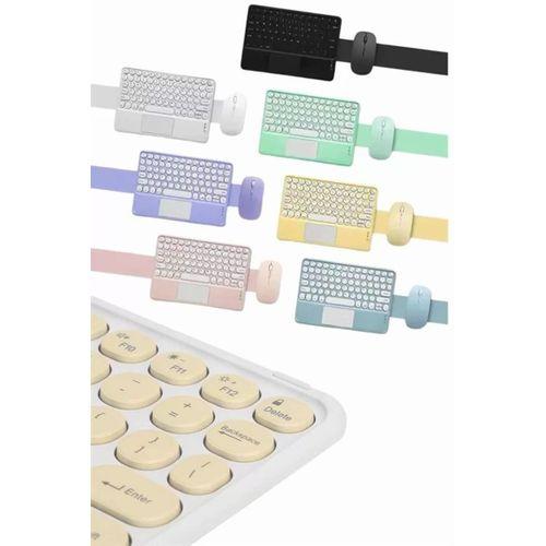 Profesyonel Wifi Q Klavye Bluetooth Klavye Touchpad 10.8 Inç