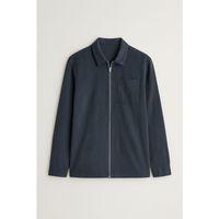 Regular Fit Cupra Kumaş Fermuarlı Erkek Ceket - Füme