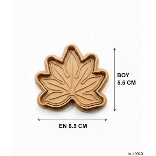 Akcaagac Yapragi Sekillendirici Kalip Kurabiye Hamur Kesici Oyun ve Seker Hamuru Seti