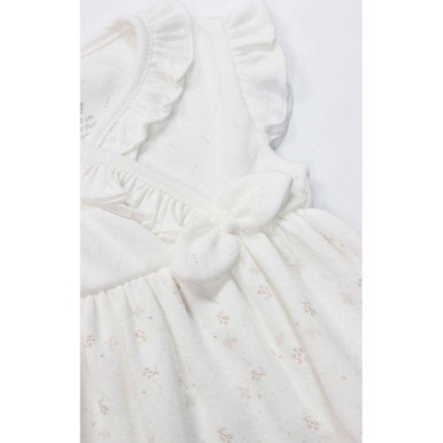 Bistyle Bistyle Elbise Yarım Kol Morning Sun 21106 Ekru