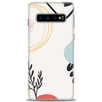 Samsung Galaxy S10 Kılıf HD Baskılı Kılıf - Siyah Dal + Tam Ekran Koruyucu