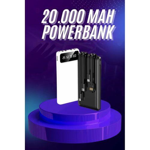 Powerbank 20.000 Mah Hızlı Şarj Özellikli Taşınabilir Usb Girişli