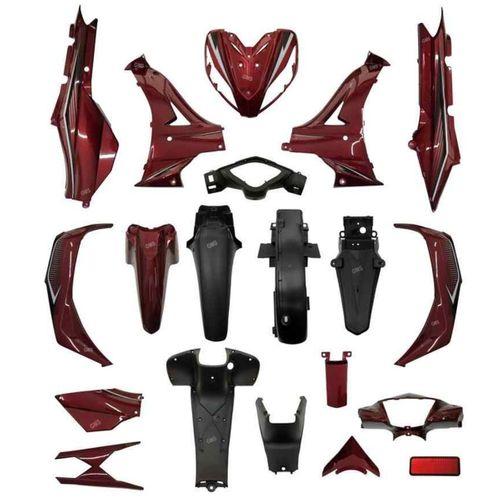 KUBA Kuba Kaporta Set Kırmızı 19 Parça Ege - Cup