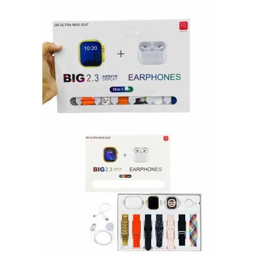 Akıllı Saat Bluetooth Kulaklık Hediyeli Bildirim Görme Sesli Görüşme Çoklu Kordon