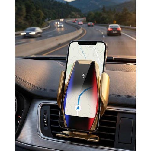 Kablosuz  Araç Telefon Tutucu Sensörlü Otomatik Kilit 360 Derece Döner