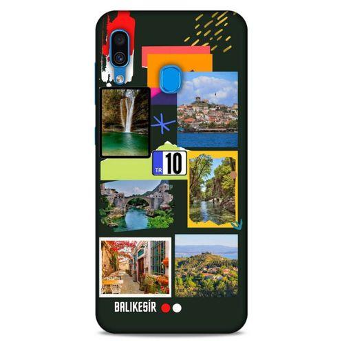 Lopard Samsung Galaxy A30 Uyumlu Kılıf Şehirli ※ (10) Balıkesir Full Koruma Kılıfı