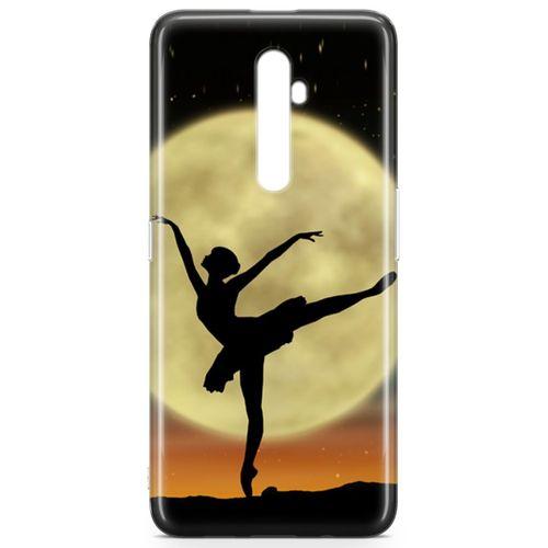 Oppo Reno2 Z 2019 Kılıf Balerin Arka Kapak Koruma Desenli Full Koruyucu