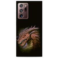 Samsung Galaxy Note 20 Ultra Kılıf Dragons (18) Telefon Kılıfları Kahverengi Ejderha