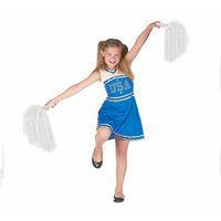 Beyaz Renk Gösteri Ponponu Çift