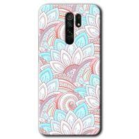 MRCİLETİSİM Xiaomi Redmi 9 Kılıf Baskılı Kapak - Çin Mandala 1 + 5D Tam Kaplayan Cam