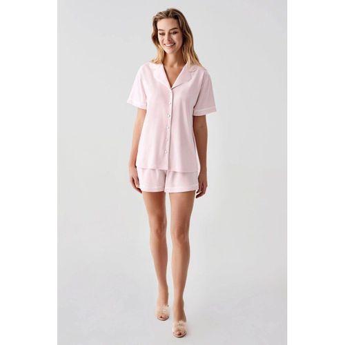 Freshness 324 Kadın 4'lü Sabahlıklı Şorlu Pijama Takımı
