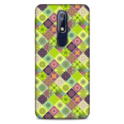 Ethnic Culture (20) Nokia 7.1 Kılıf Silikon Kapak Desenli