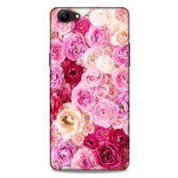 Lopard Oppo A79 Uyumlu Kılıf Bahar (47) Crystal Flex Kılıf Güller
