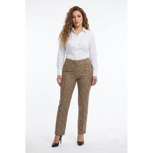 Kadın Hasır Dokuma Kumaş Pantolon BGL-ST01355