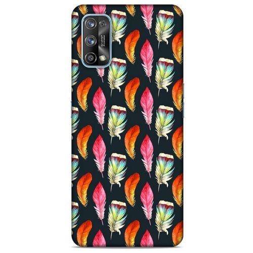 Oppo Realme 7 Pro Kılıf Desenli Özel Seri Tüyler (49) Ultra Silikon Kılıf