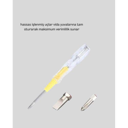 Neon Işıklı Elektrik Kontrol Kalemi