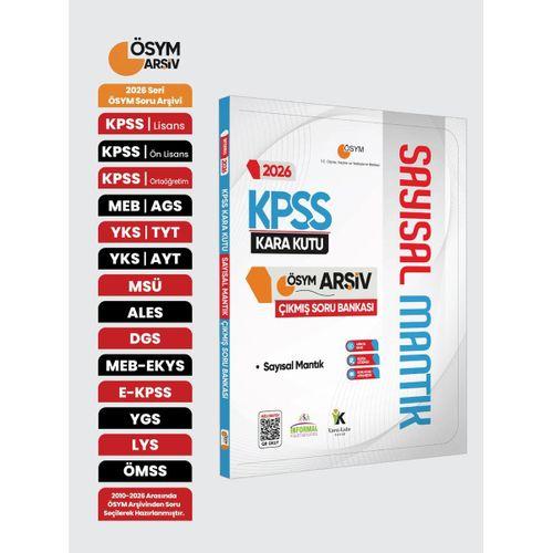 2026 KPSS SAYISAL MANTIK Kara Kutu ÖSYM Çıkmış Soru Havuzu Bankası Konu Özetli Dijital Çözümlü