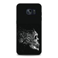 Lopard Samsung Galaxy S7 Edge Uyumlu Kılıf Tattoo's (9) Kılıf Beyaz Siyah