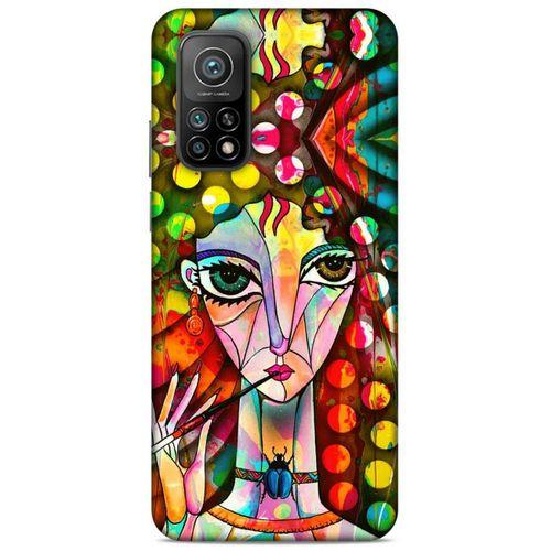 Lopard Xiaomi Mi 10T Pro 5G Uyumlu Kılıf Sürreal Yüzler ♀ (3) Kapak Baskılı