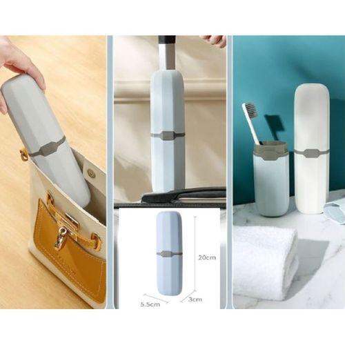 Seyahat Tipi Diş Fırçası ve Makyaj Fırçası Kabı 3 Renk