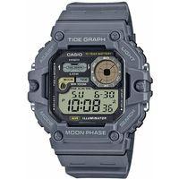 Casio WS-1700H-8AVDF Quartz Dijital Silikon Gri Organik Cam 10 ATM 49 mm Erkek Kol Saati