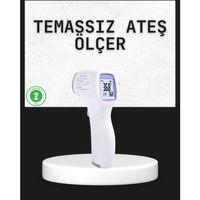 Temassız Termometre Hızlı Ölçüm Güvenli Dijital Ateş Ölçer