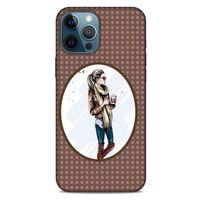 Sokak Modası 55 Apple iPhone 12 Pro Max Kılıf Desenli Silikon