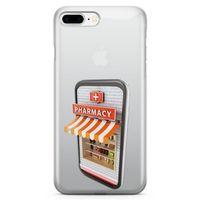 Apple iPhone 8 Plus Kılıf Nöbetçi Eczaneler Arka Kapak Koruma Desenli Full Koruyucu
