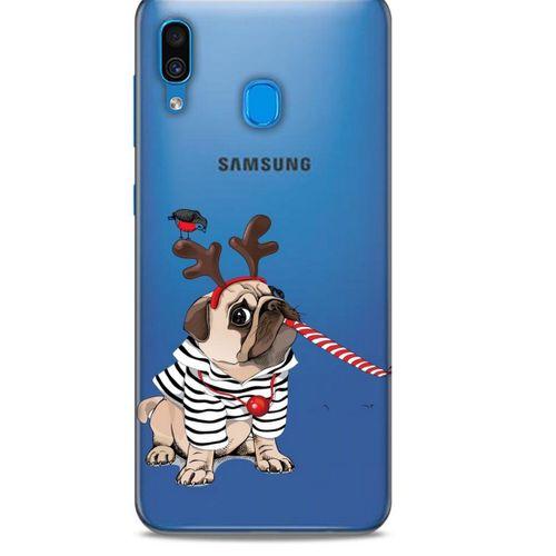 Zoologix (21) Samsung Galaxy A30 Şeffaf Kılıf Silikon Desenli
