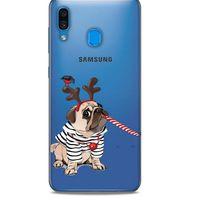 Zoologix (21) Samsung Galaxy A30 Şeffaf Kılıf Silikon Desenli