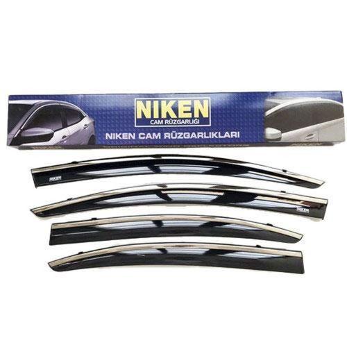 Volkswagen Amarok Niken Kromlu Cam Rüzgarlığı 4lü Set 2023 ve Üstü